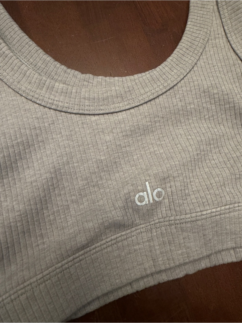 ALO Yoga Ribbed Wellness Bra - Picture 5 of 10
